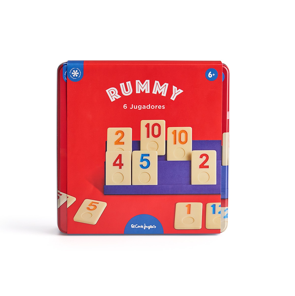 Rummy 6 jugadores en caja metálica El Corte Inglés 3