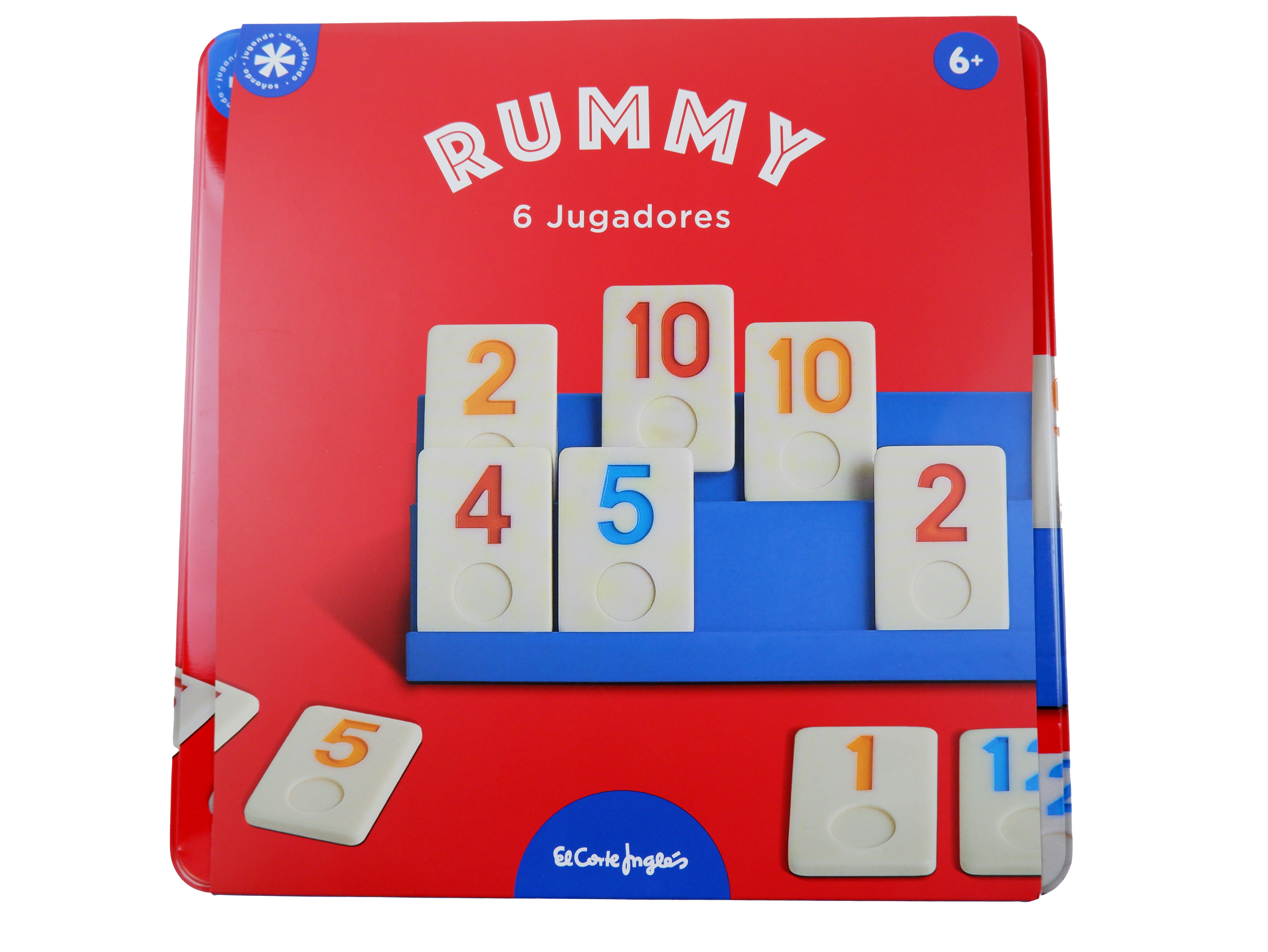 Rummy 6 jugadores en caja metálica El Corte Inglés 4