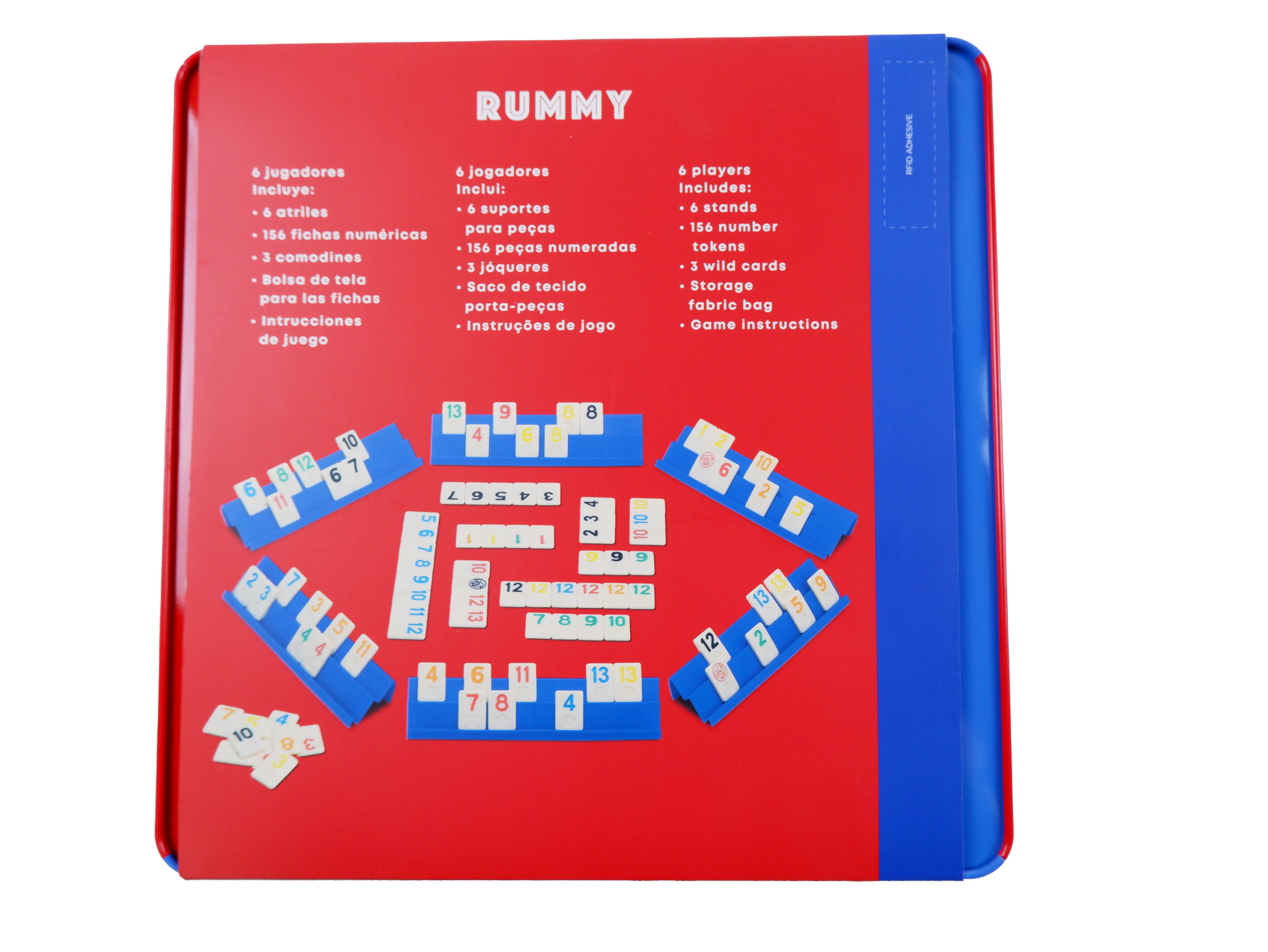 Rummy 6 jugadores en caja metálica El Corte Inglés 6