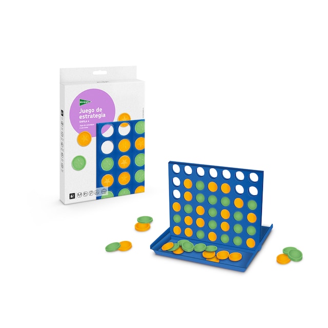 Juego de estrategia Alinear fichas Enfila 4 de viaje El Corte Inglés