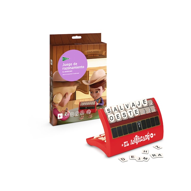 Juego de razonamiento Palabra oculta El ahorcado de viaje El Corte Inglés