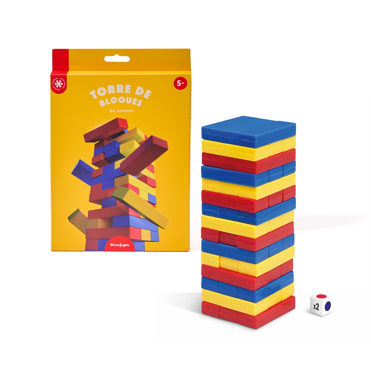 Imagen 0 de Juego de habilidad La torre de bloques de viaje  El Corte Inglés