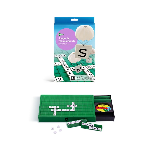 Juego de razonamiento Formar palabras Cruzapalabras de viaje El Corte Inglés