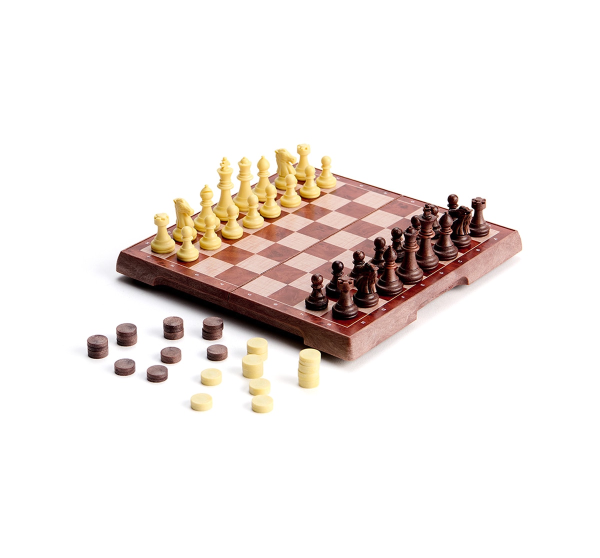 Juego de viaje Ajedrez y Damas magnético plegable El Corte Inglés 2