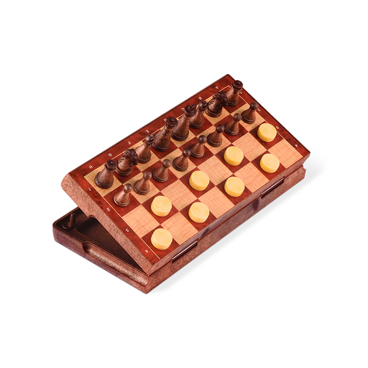 Juego de viaje Ajedrez y Damas magnético plegable El Corte Inglés 3