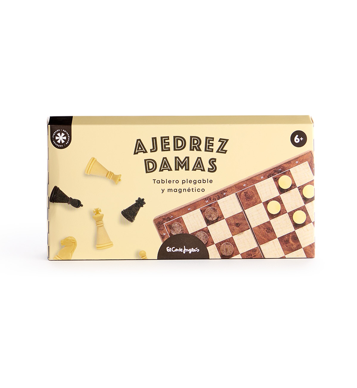 Juego de viaje Ajedrez y Damas magnético plegable El Corte Inglés 4