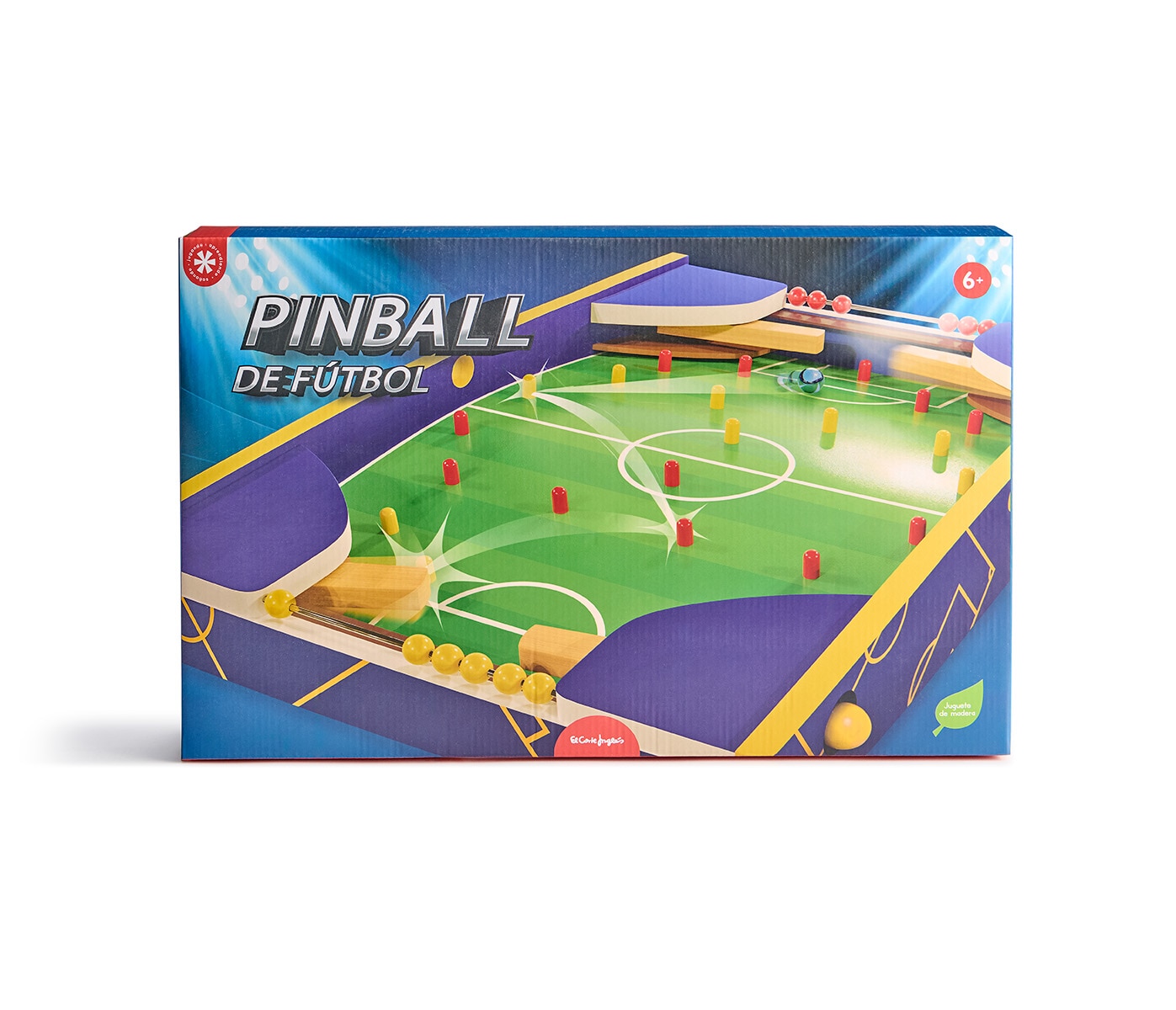 Pinball de fútbol de madera El Corte Inglés 4