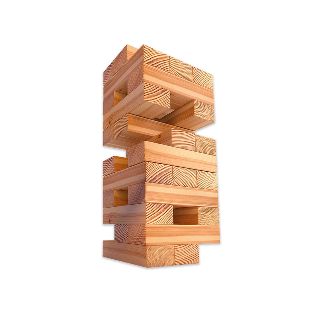 Juego de habilidad Torre de bloques de madera El Corte Inglés 2