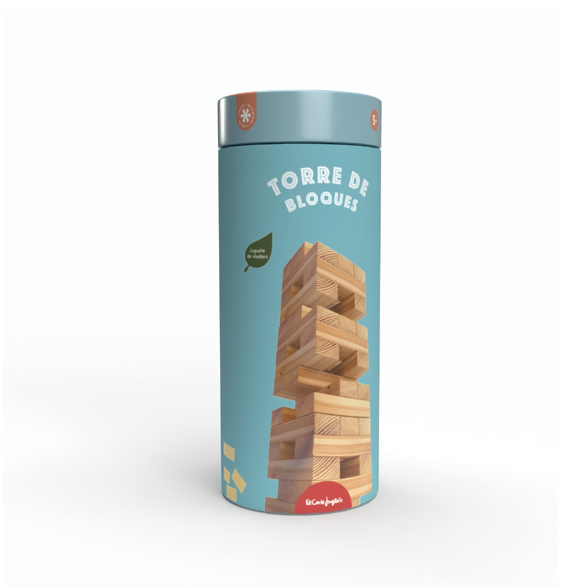 Juego de habilidad Torre de bloques de madera El Corte Inglés 3