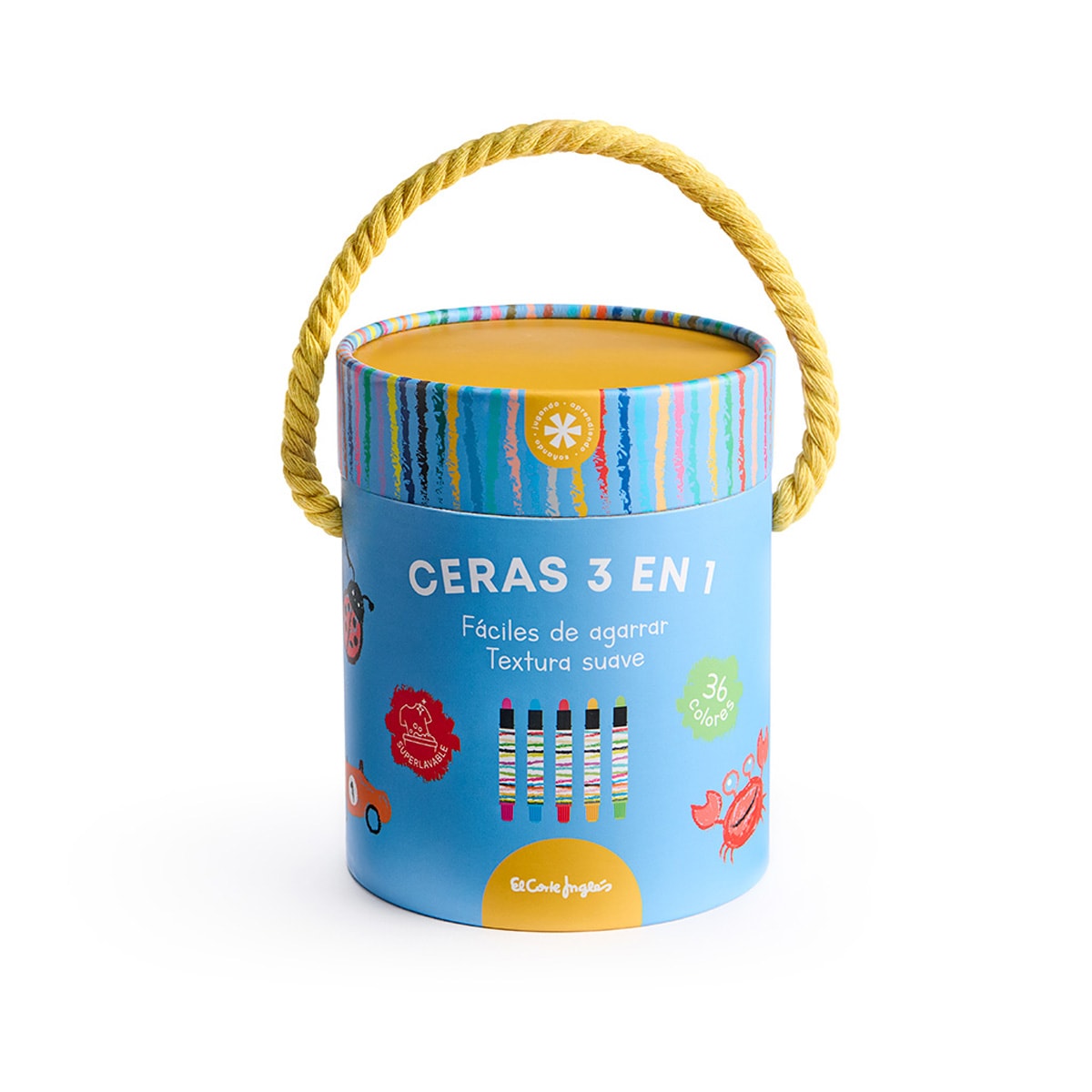 Conjunto 36 lápis laváveis e sedosos El Corte Inglés 3