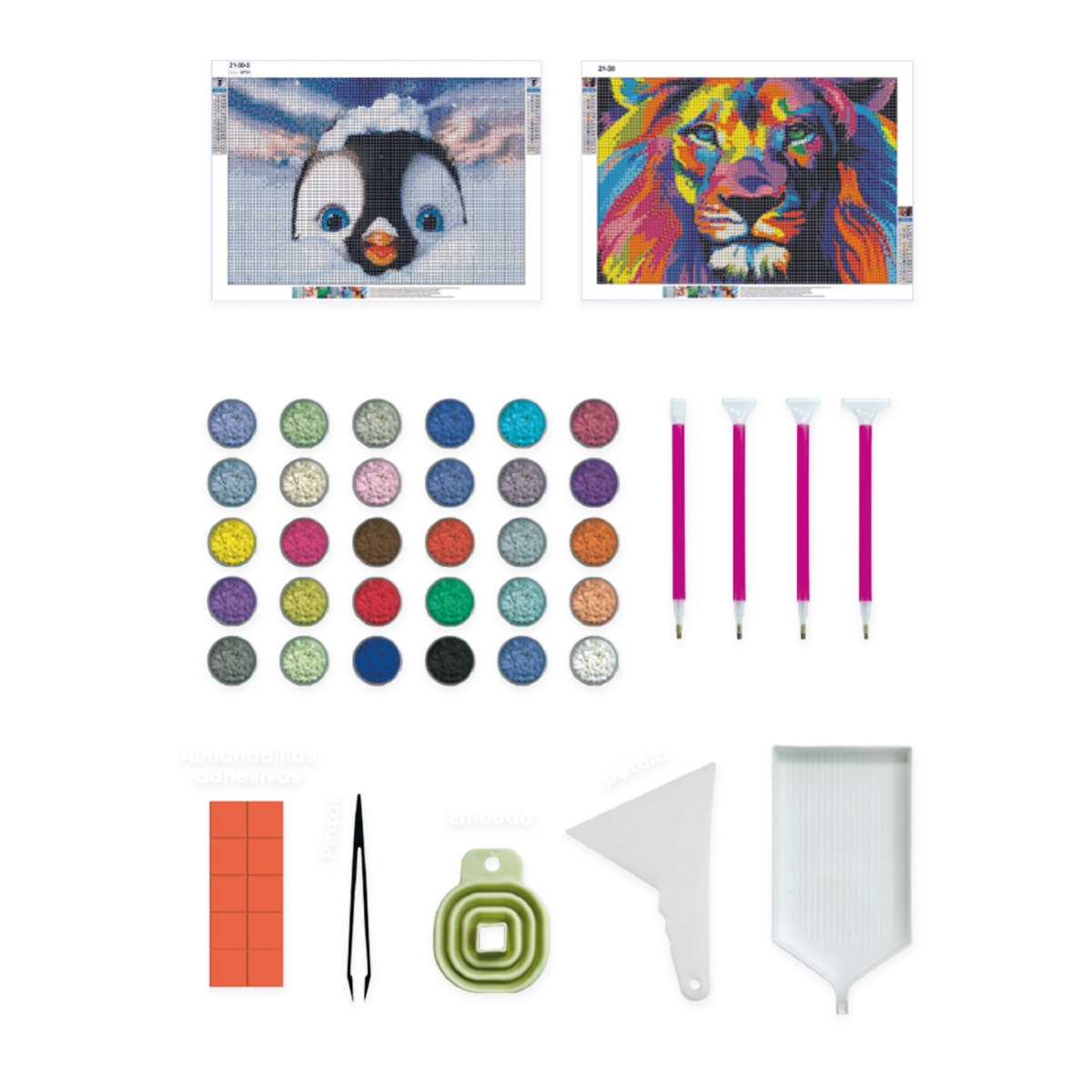 Kit de mosaicos con diamantes El Corte Inglés 4
