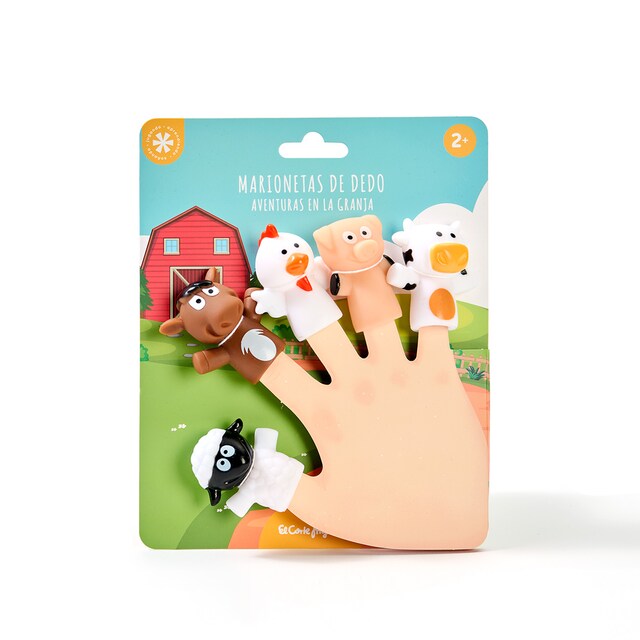 Marionetas de dedos Aventuras en la granja El Corte Inglés