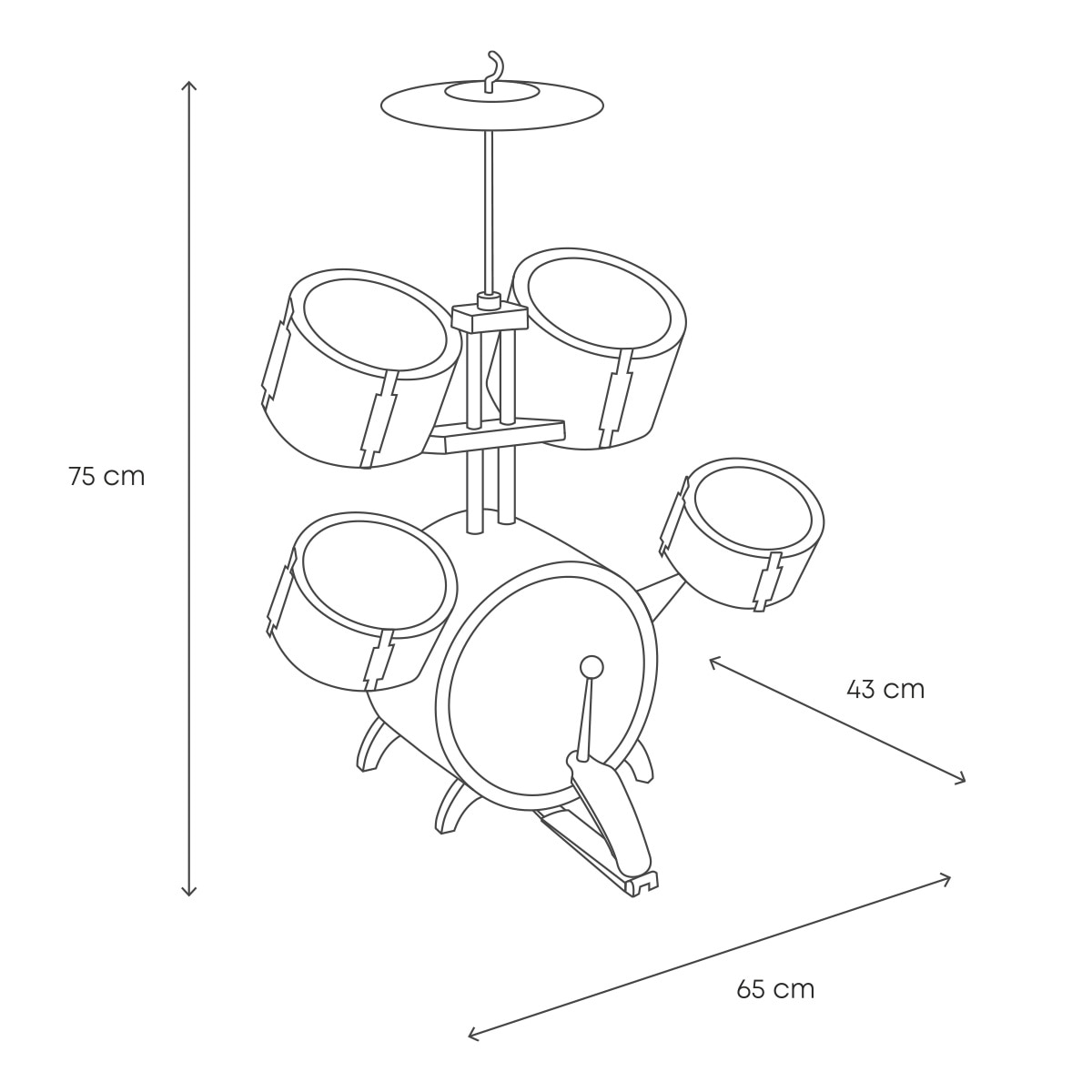 Juguete musical Batería infantil El Corte Inglés 2