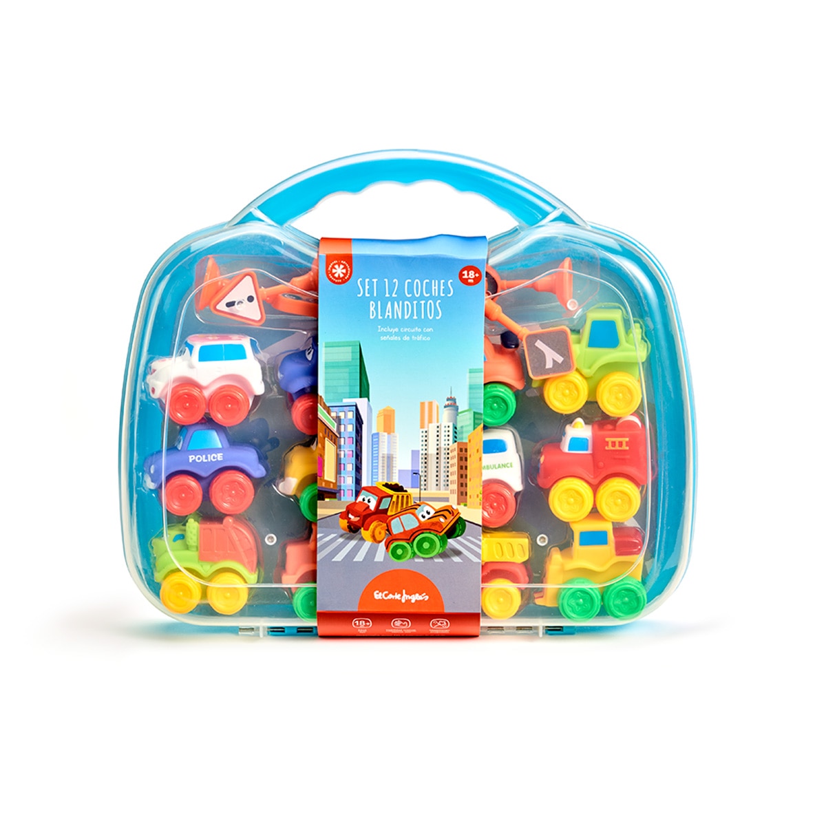 Set de 12 coches blanditos El Corte Inglés 4