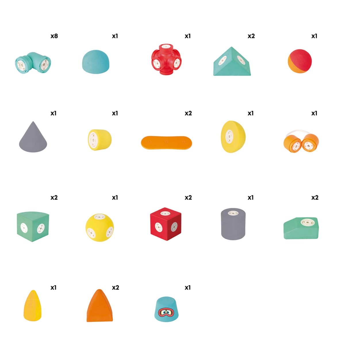 Blocos Magnéticos de Espuma 31 Peças 2