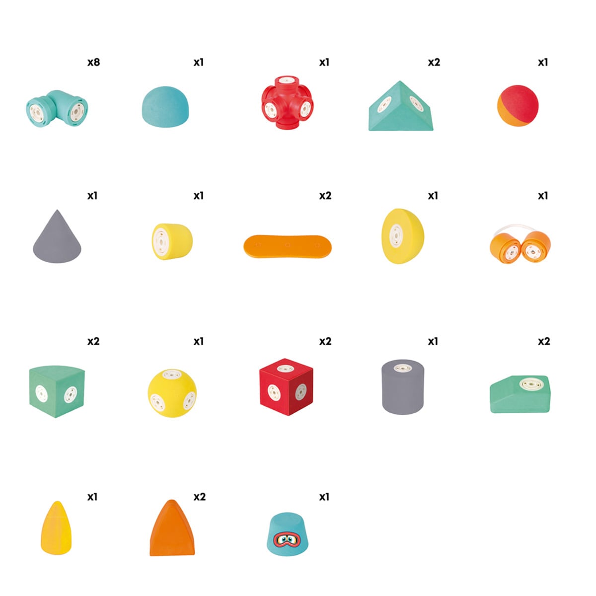 Blocos Magnéticos de Espuma 31 Peças 2