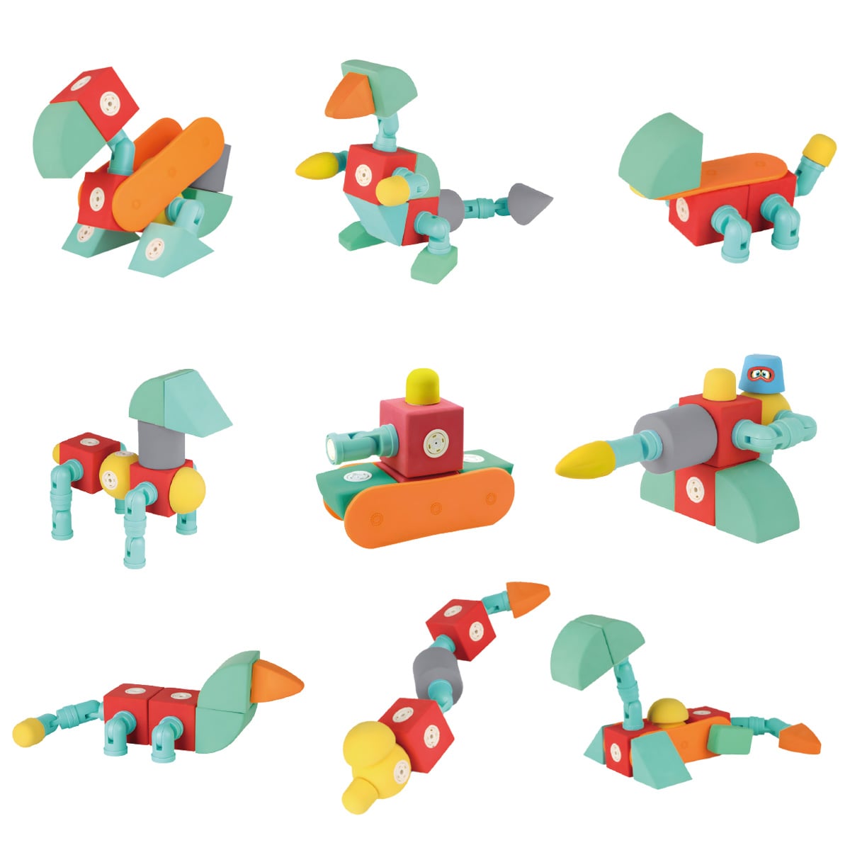 Blocos Magnéticos de Espuma 31 Peças 4