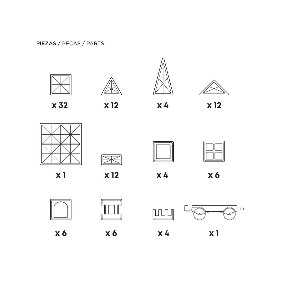 Peças Magnéticas 100 Peças 5