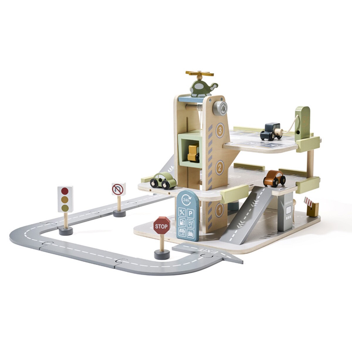 Garaje parking de madera El Corte Inglés 4