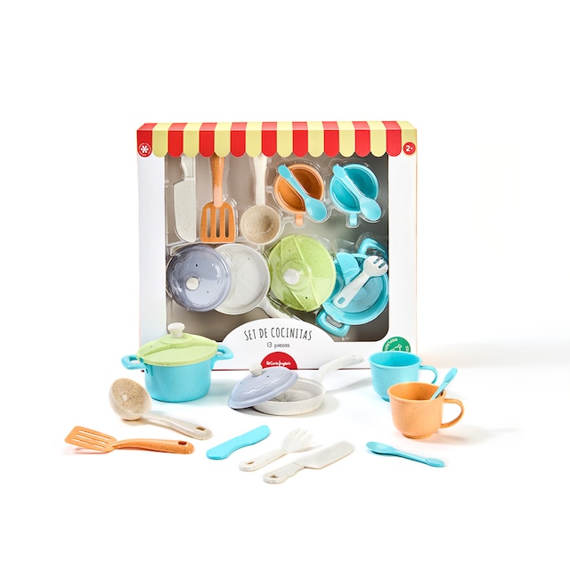 Set de cocinitas de bioplástico  El Corte Inglés