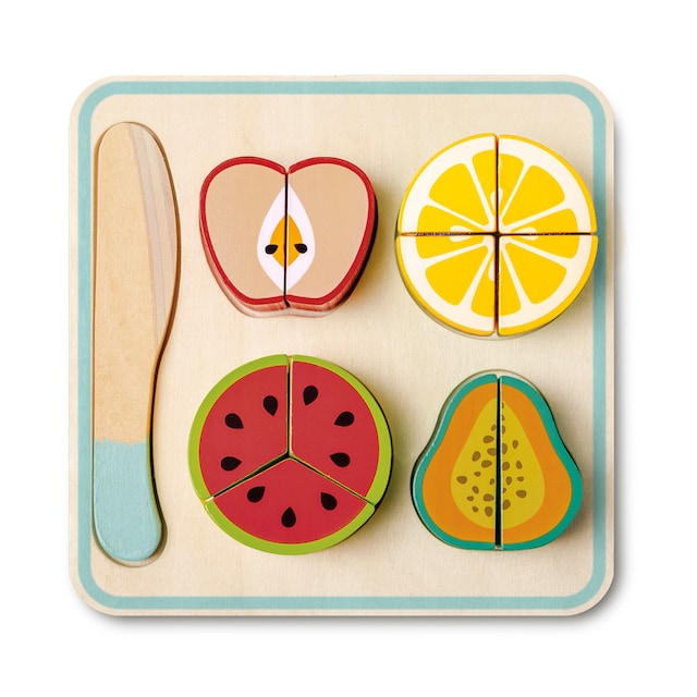 Imagem 0 de Set de frutas de madeira El Corte Inglés
