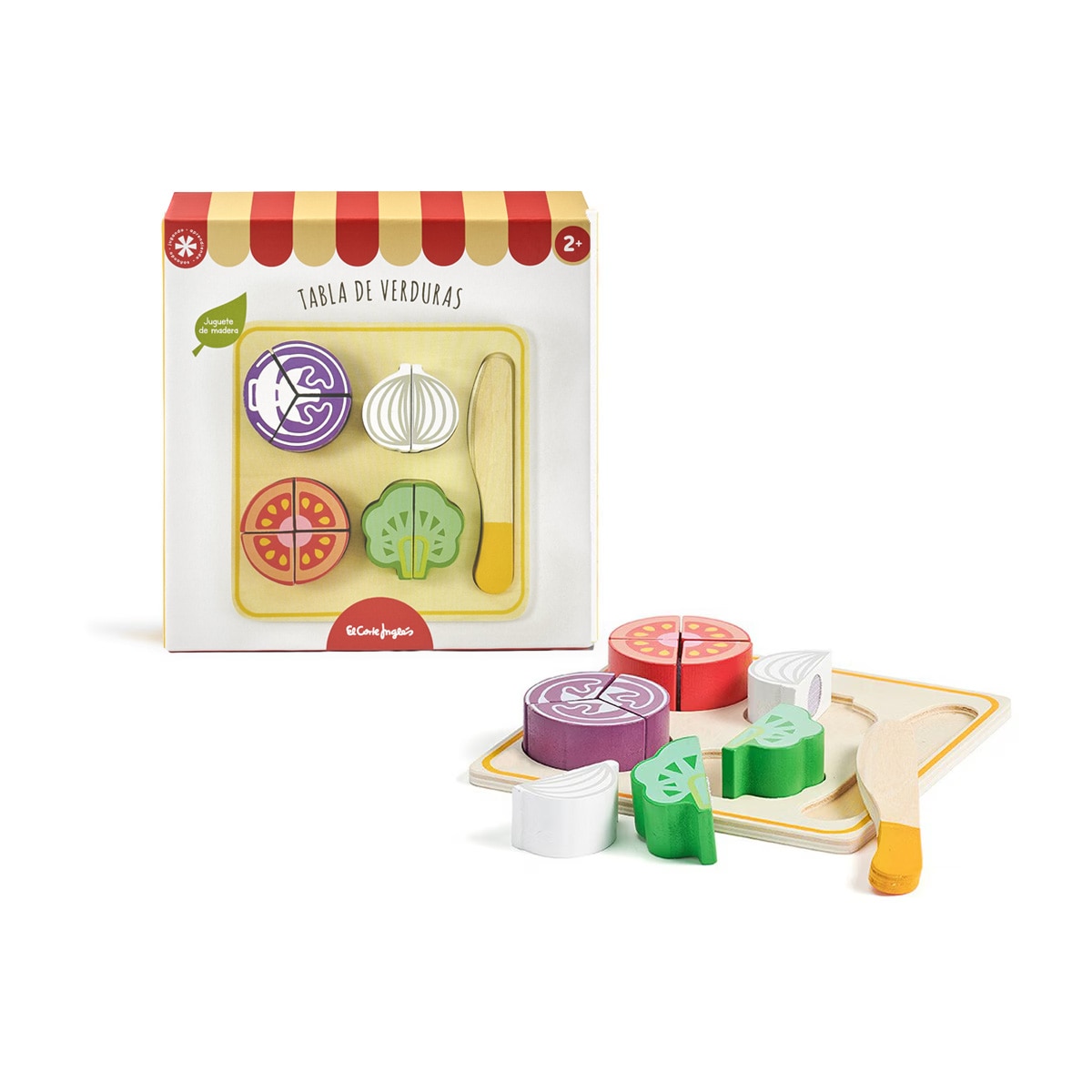 Imagen 0 de Tabla de verduras de madera El Corte Inglés