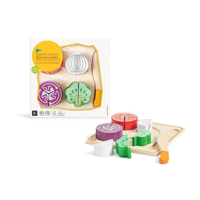 Set de verduras de madera El Corte Inglés