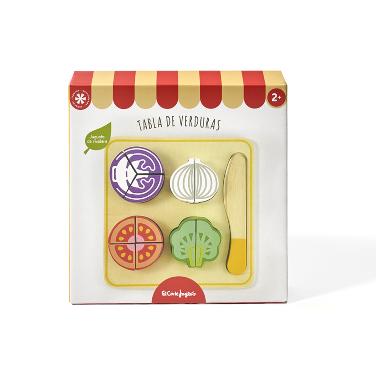 Tabla de verduras de madera El Corte Inglés 4