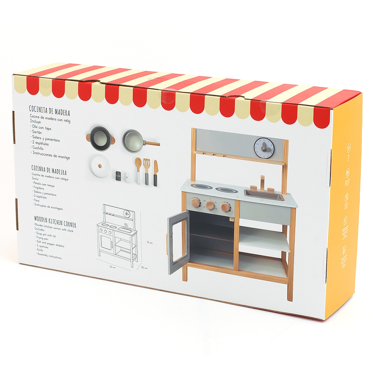 Cocinita de madera sostenible El Corte Inglés 6