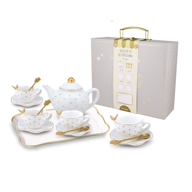 Imagen 0 de Juego de té de porcelana El Corte Inglés