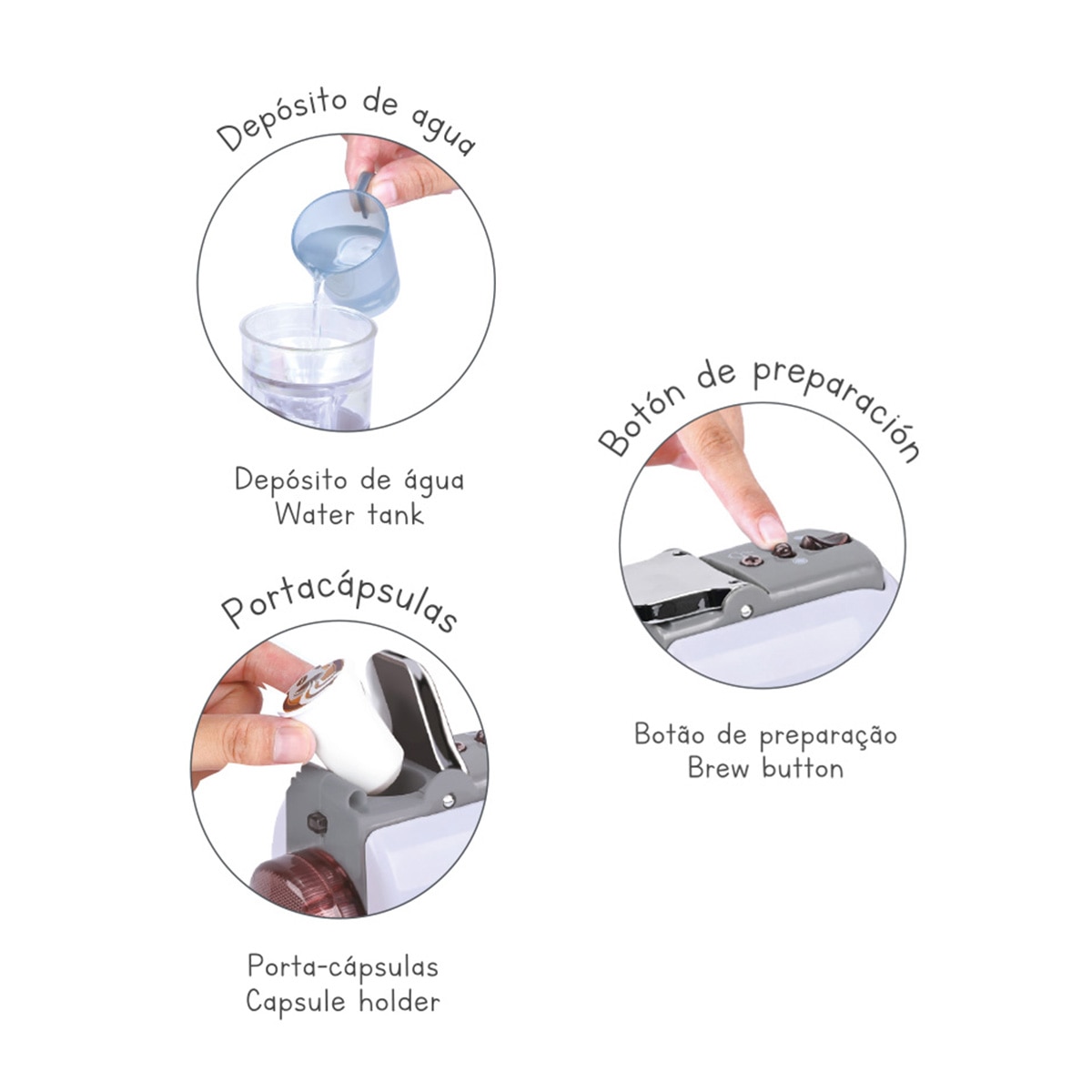 Máquina de Café de Cápsulas com Luz e Som 2