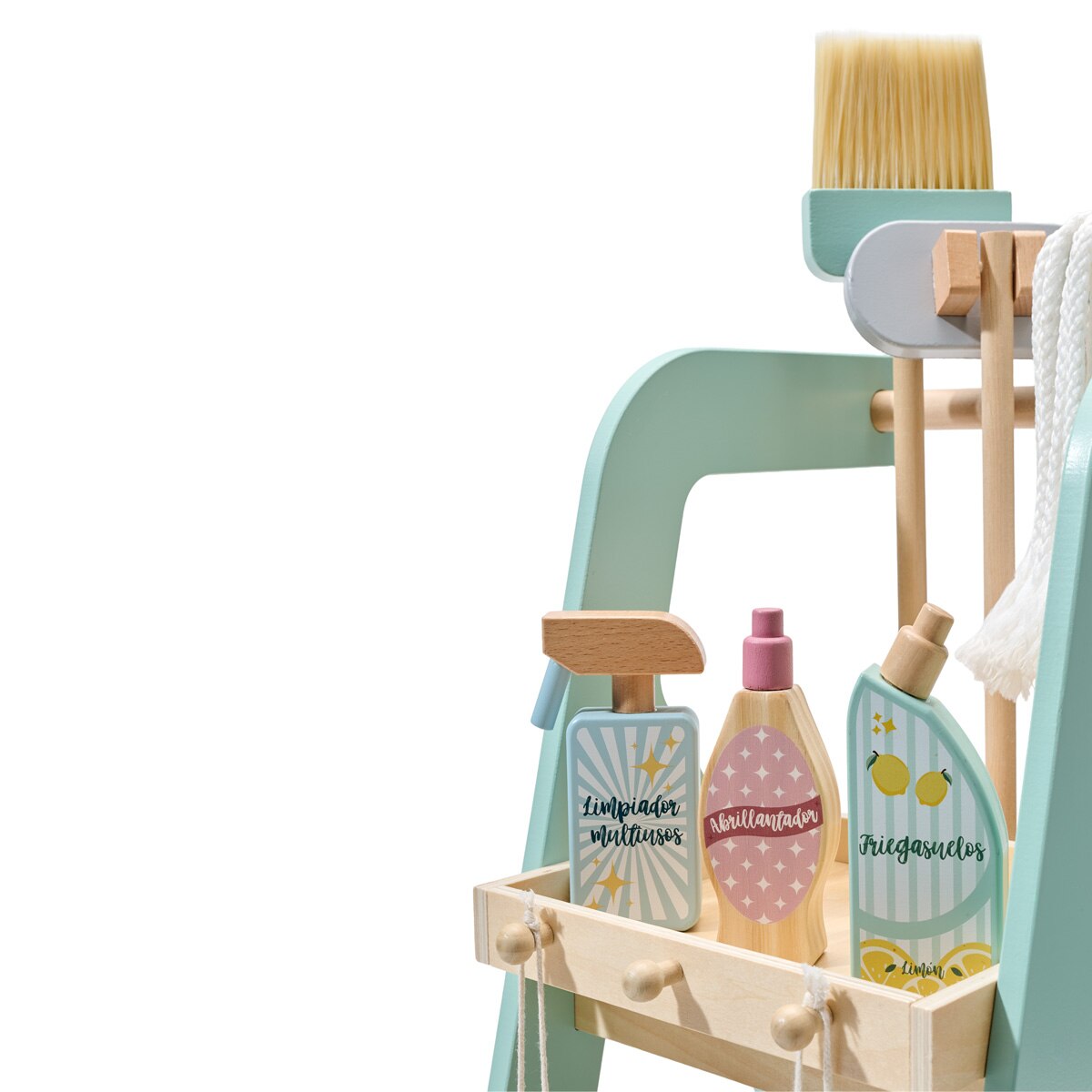 Carrito de limpieza de madera El Corte Inglés 3