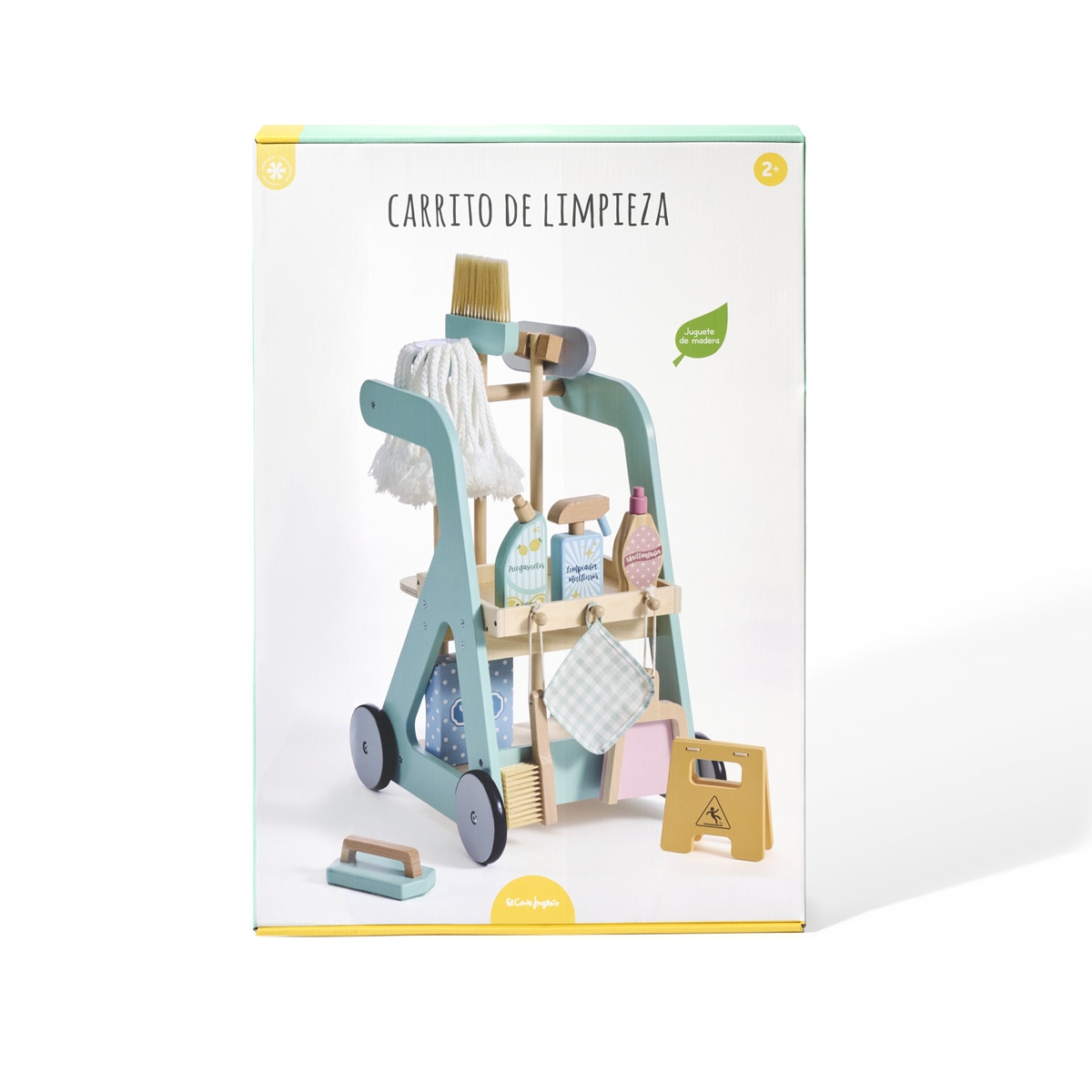 Carrito de limpieza de madera El Corte Inglés 4