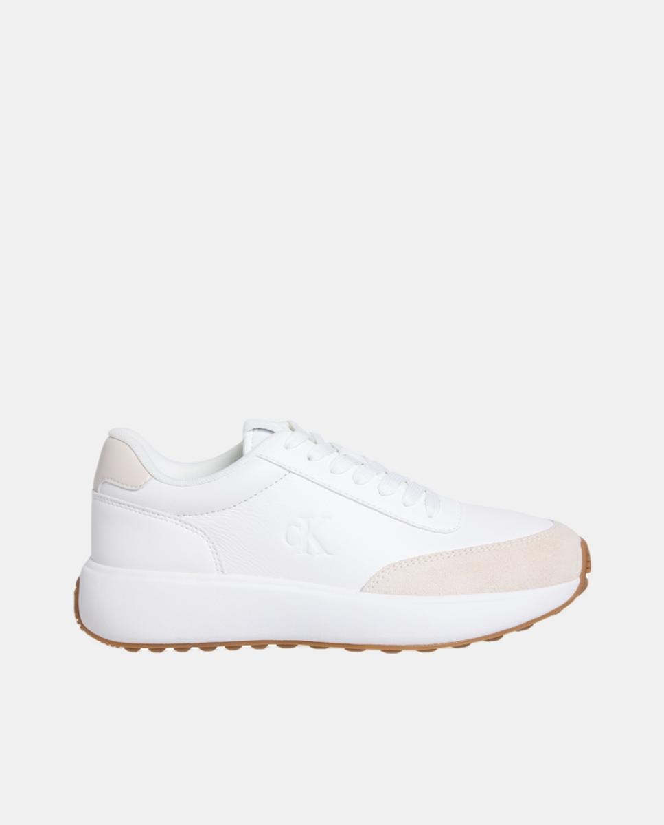 Sapatilhas Runner Monocolor Branco-1