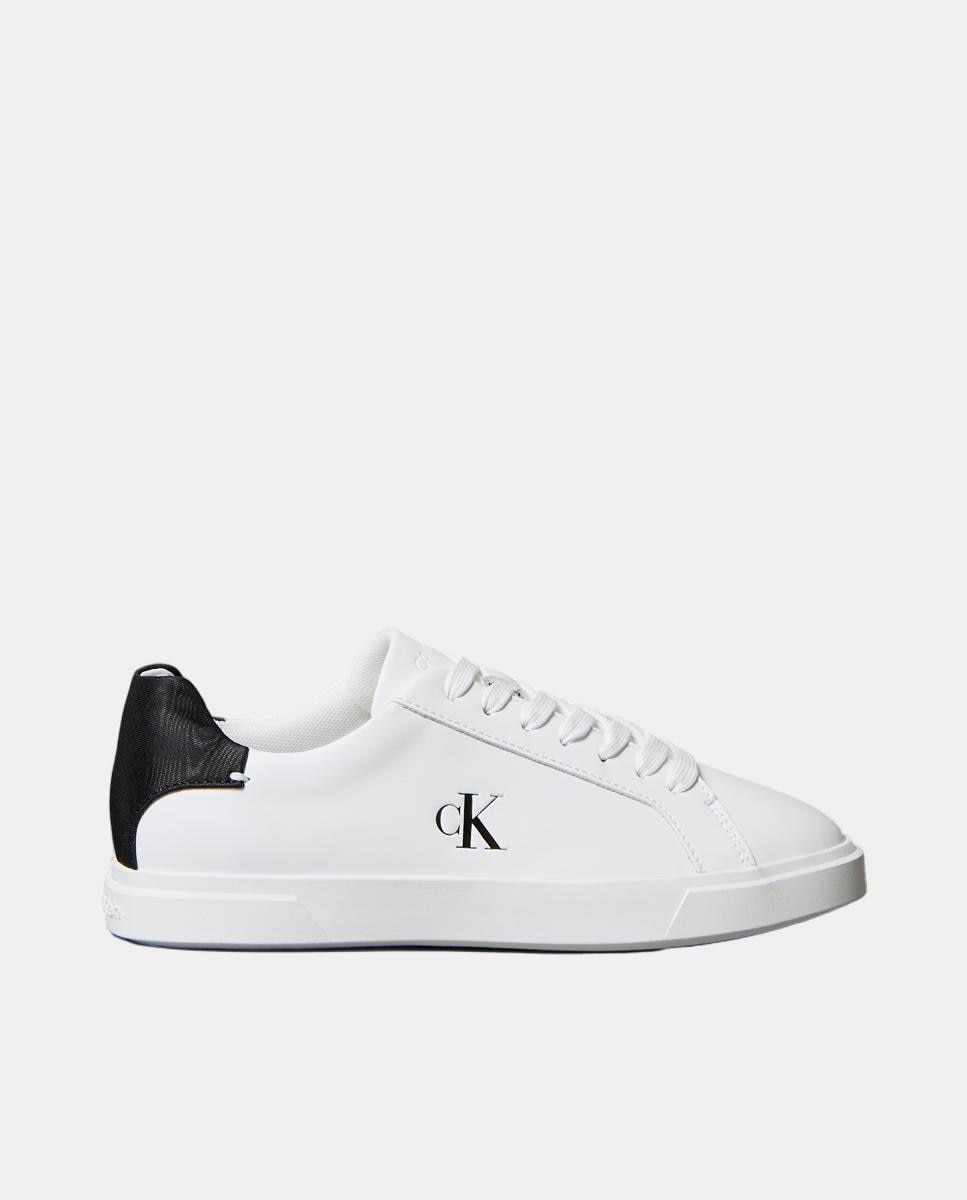 Calvin Klein - Zapatilla baja casual de piel.