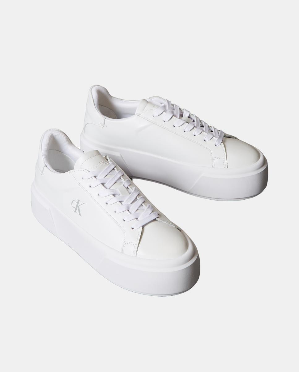 Sapatilhas Casual de Plataforma Branco-2