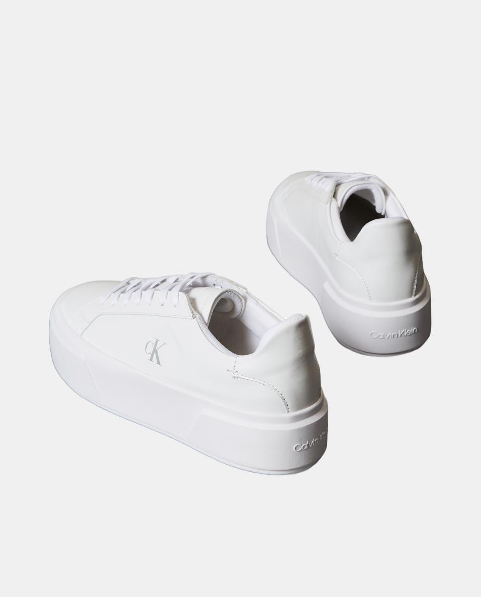Sapatilhas Casual de Plataforma Branco-3