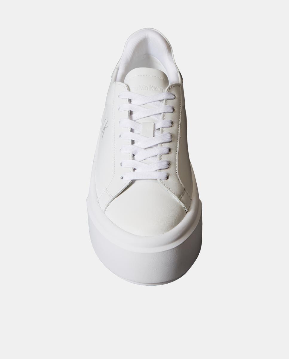 Sapatilhas Casual de Plataforma Branco-4