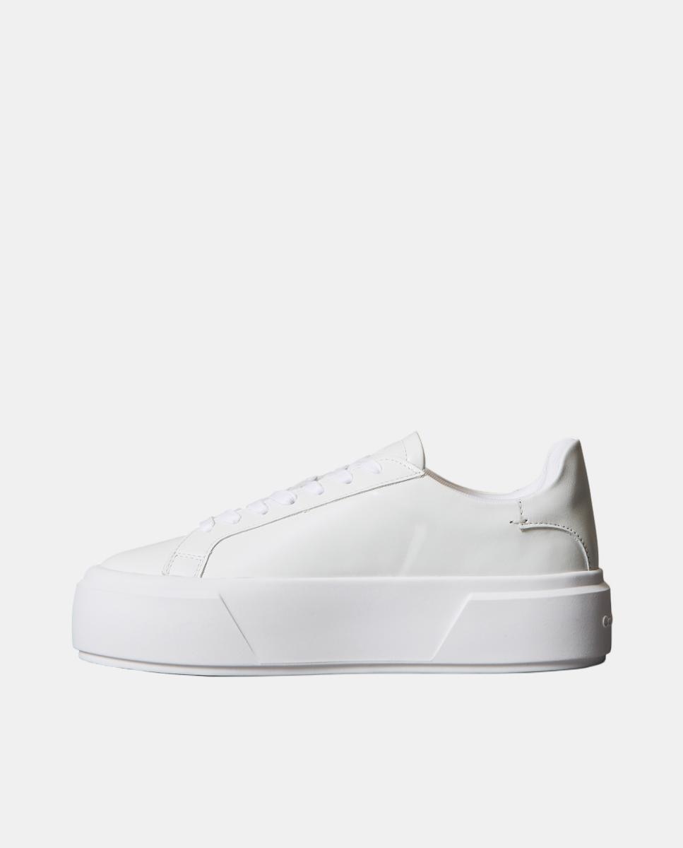 Sapatilhas Casual de Plataforma Branco-5