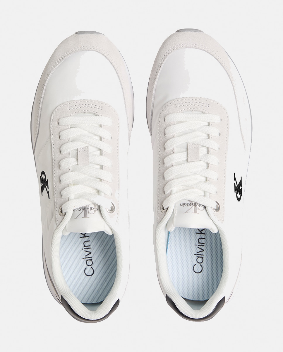 Sapatilhas Runner de Nylon Branco-2