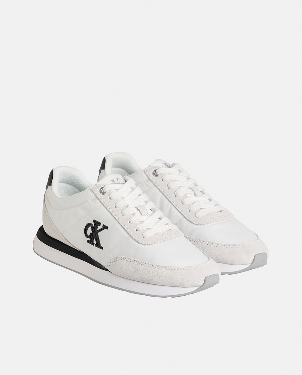Sapatilhas Runner de Nylon Branco-5