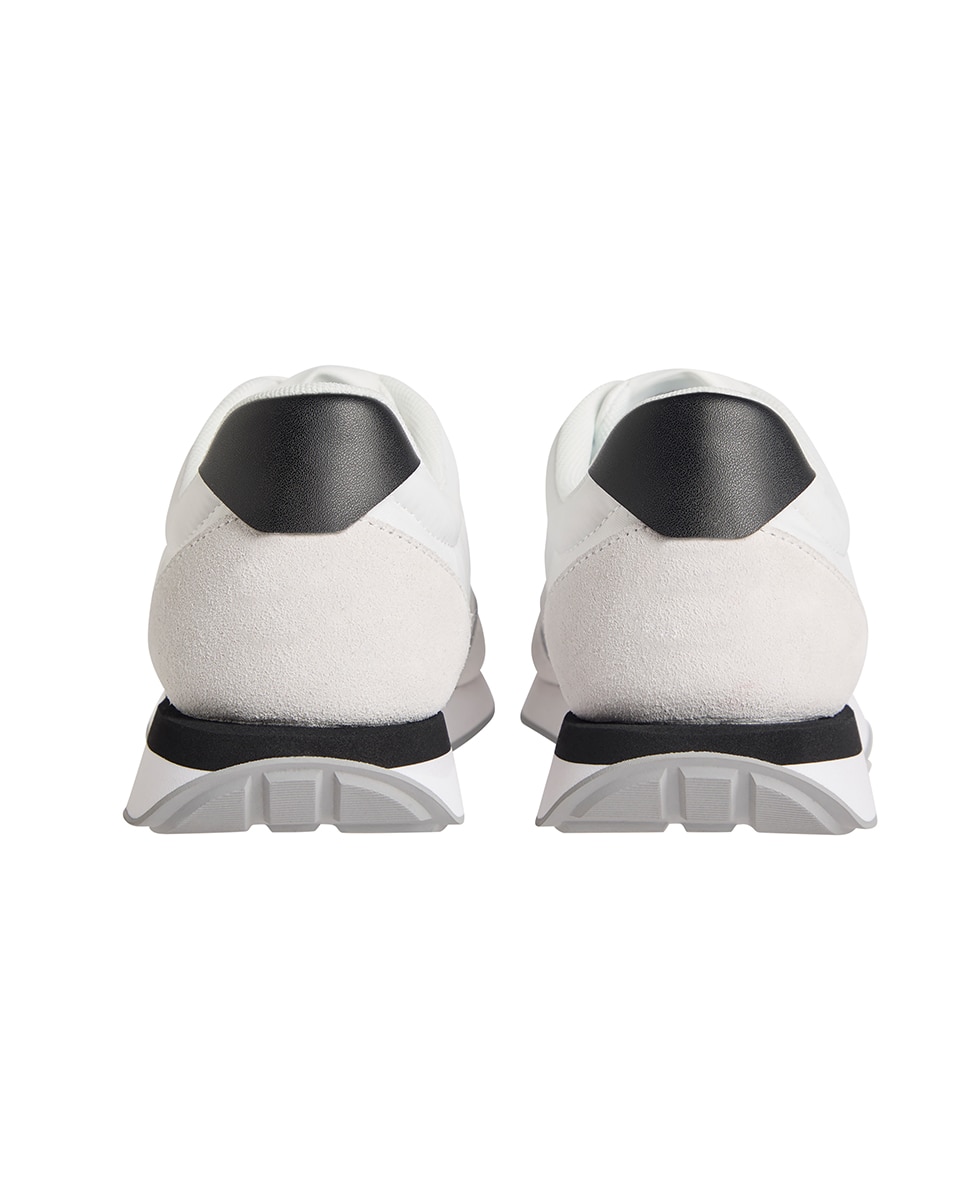 Sapatilhas Runner de Nylon Branco-6