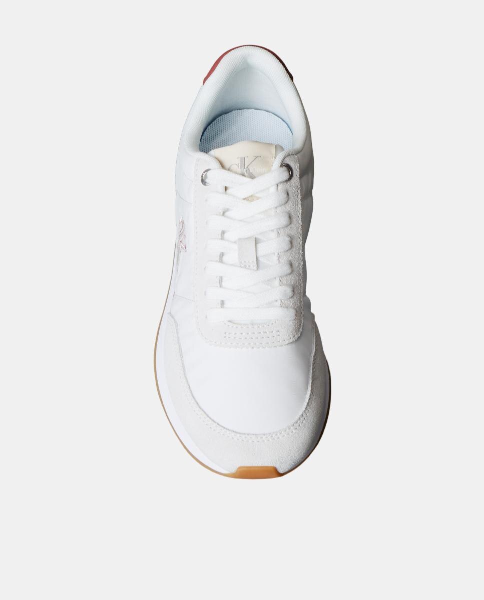Sapatilhas Retro Básicas de Nylon Branco-4