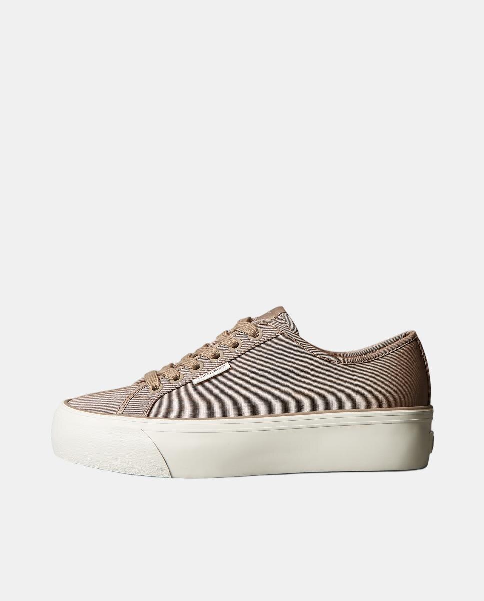 Sapatilhas de Lona Taupe-5