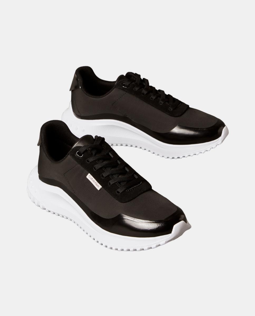Sapatilhas Runner Metalizadas Preto-2