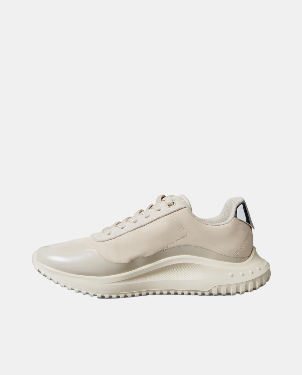 Sapatilhas Runner Metalizadas Bege-5