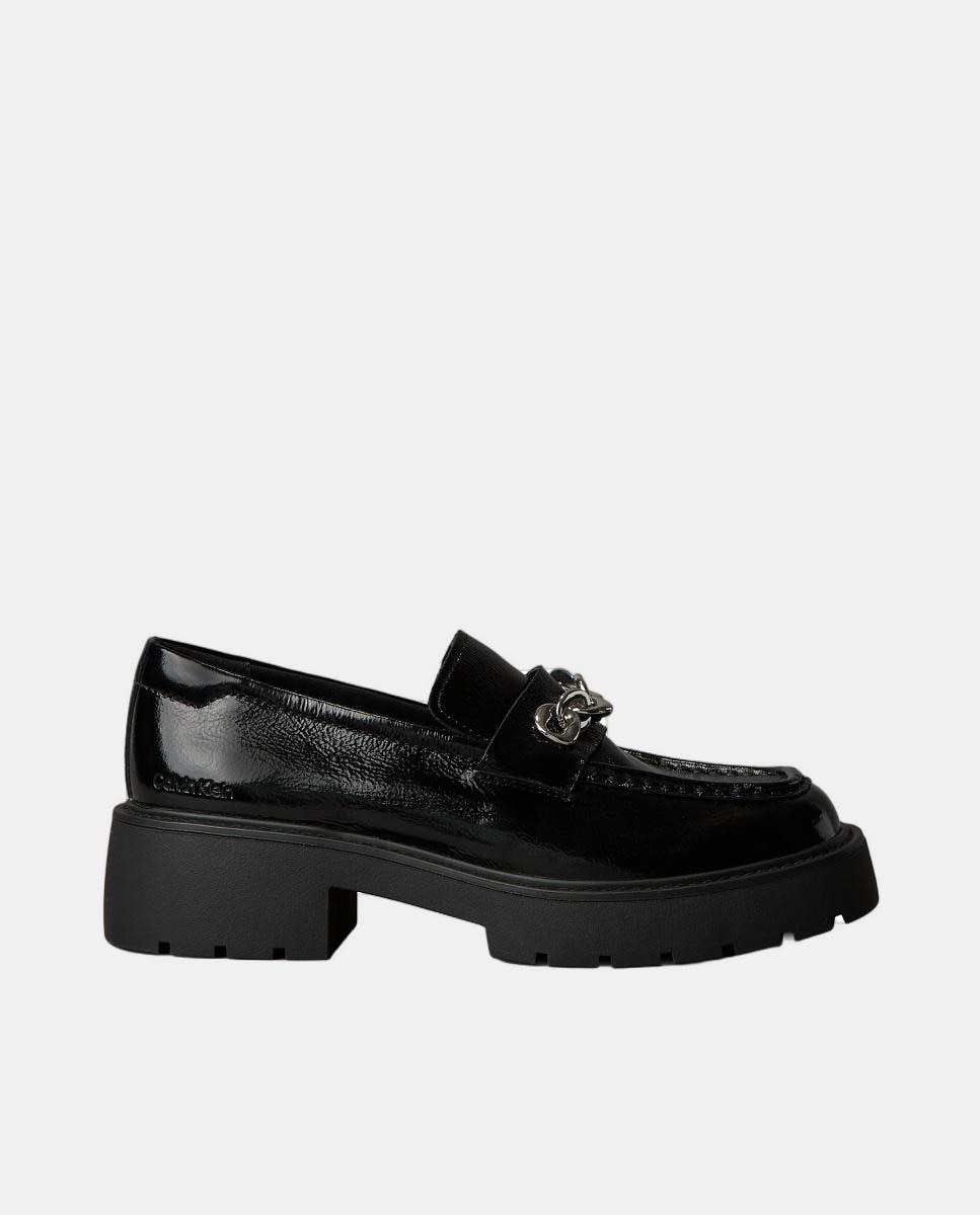 Imagem 0 de Mocassins em Pele com Plataforma