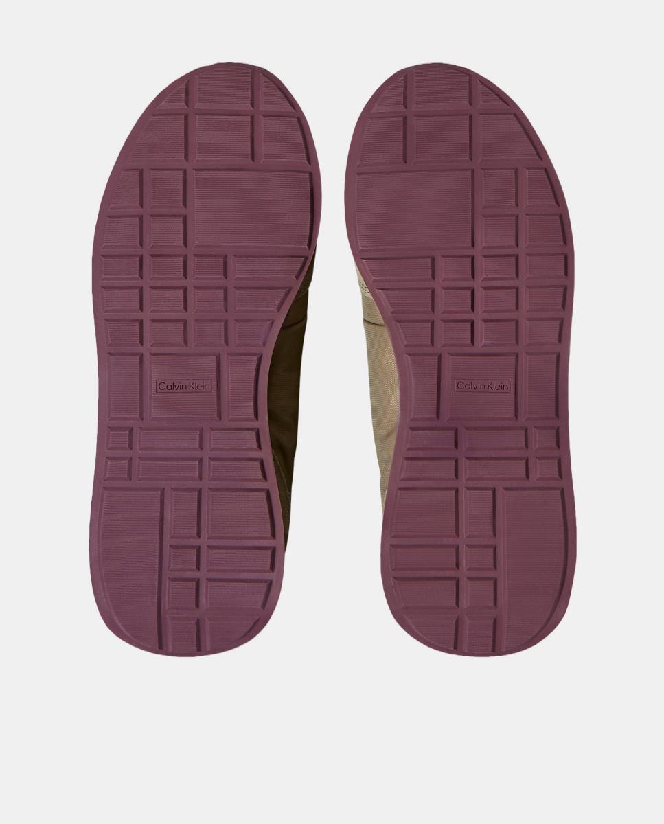 Sapatilhas Retro Básicas de Nylon Taupe-6
