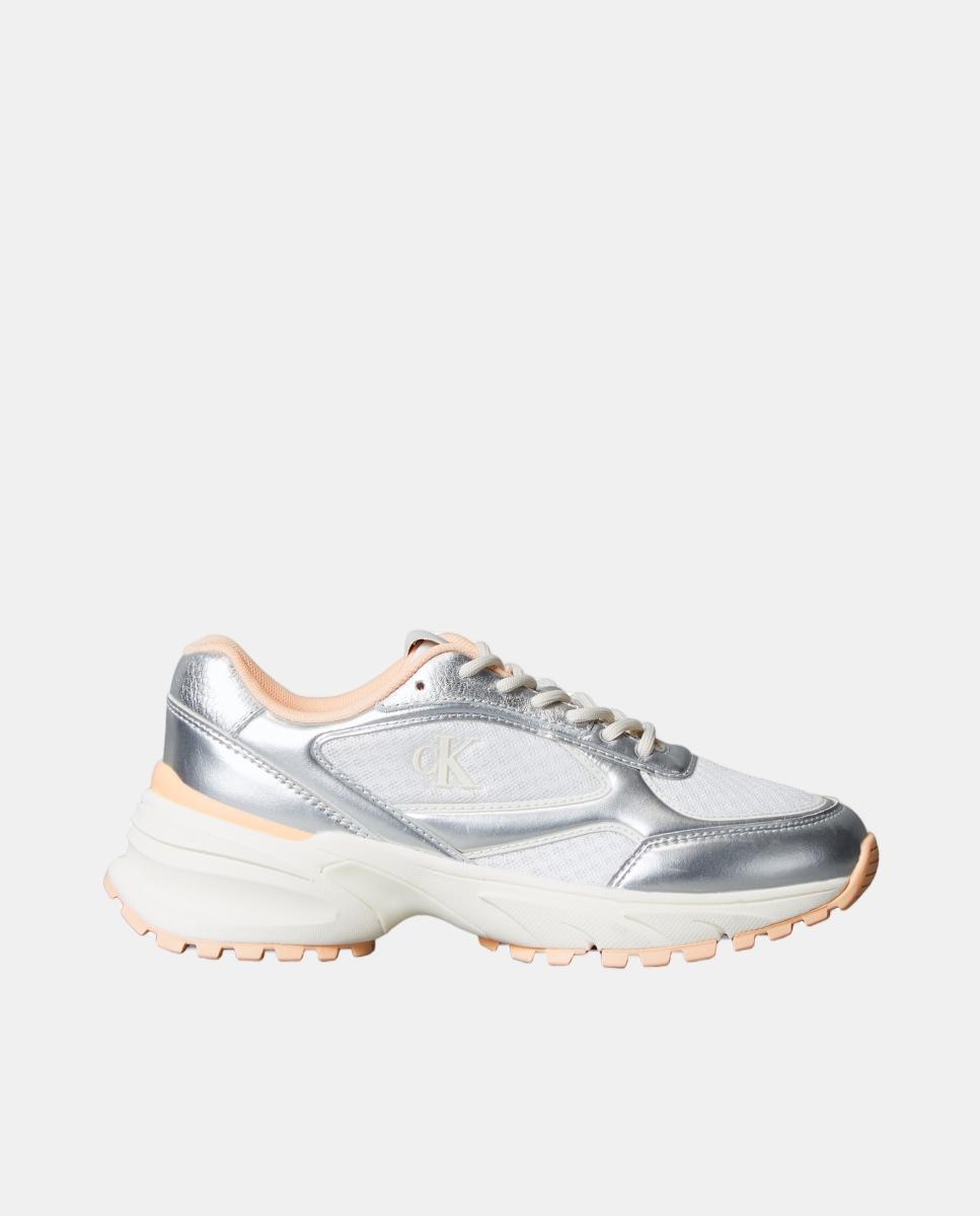 Calvin Klein - Zapatilla casual metalizada.