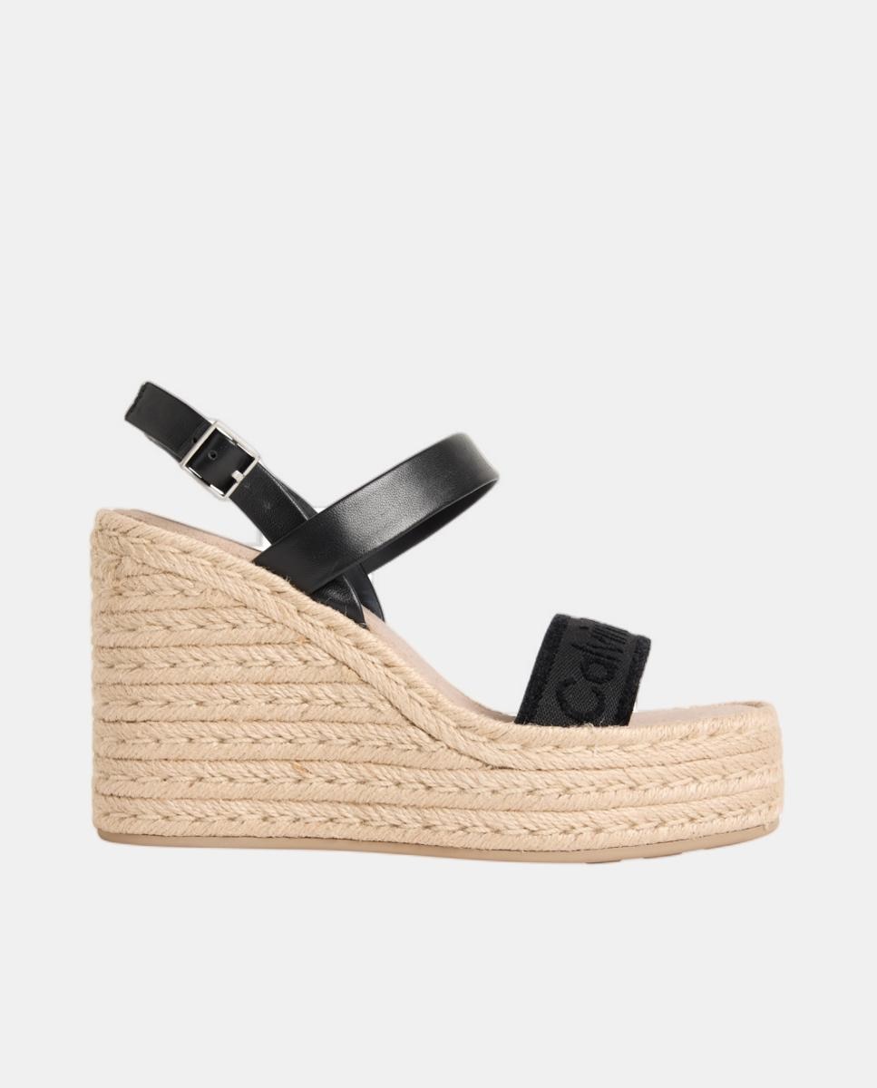 Calvin Klein - Cuña de yute de mujer Calvin Klein.